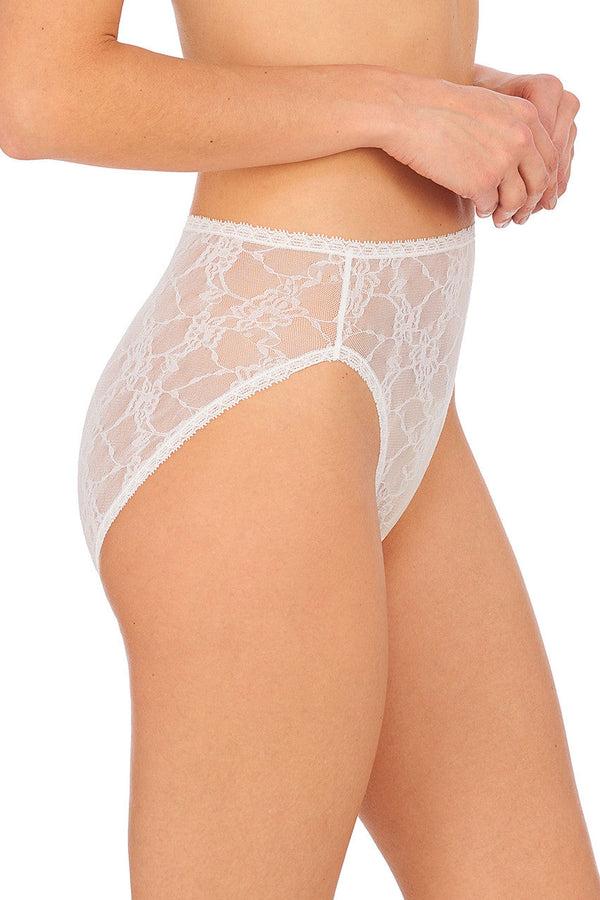 Natori Bliss Allure One-Size Lace French Cut Brief White
