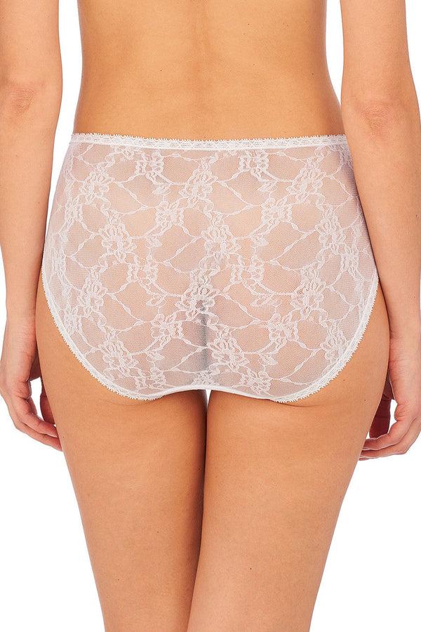 Natori Bliss Allure One-Size Lace French Cut Brief White