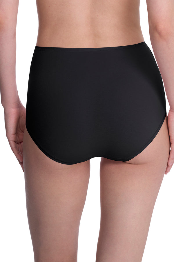 Natori Bliss Bare Cotton High Waist Brief 3-Pack Black/Black/Café