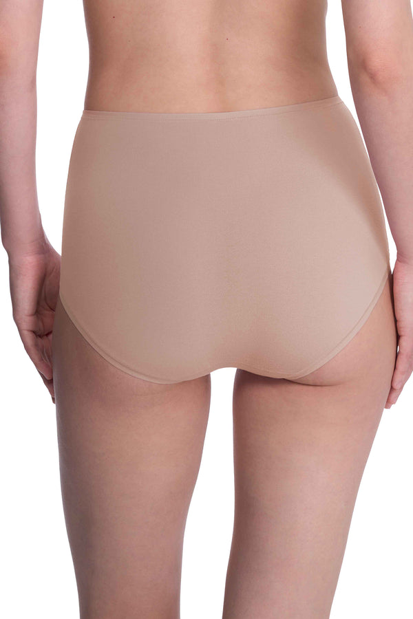 Natori Bliss Bare Cotton High Waist Brief 3-Pack Café