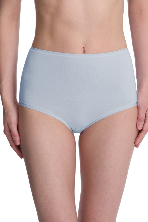 Natori Bliss Bare Cotton High Waist Brief Glacier Blue