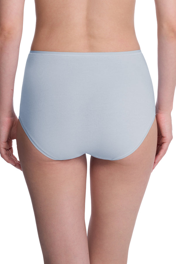 Natori Bliss Bare Cotton High Waist Brief Glacier Blue