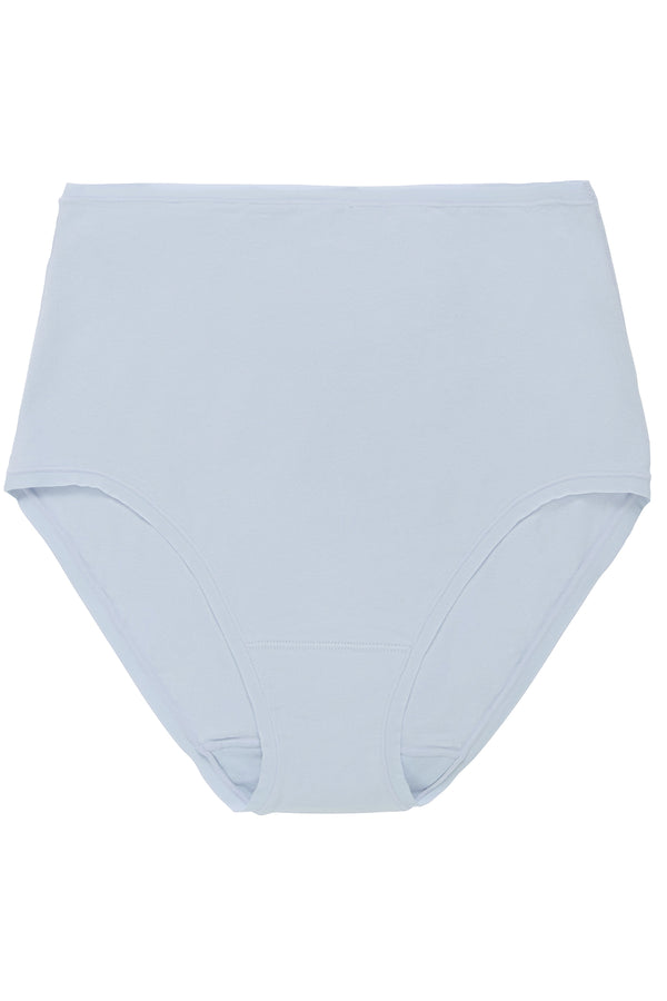 natori Bliss Bare Cotton High Waist Brief Glacier Blue