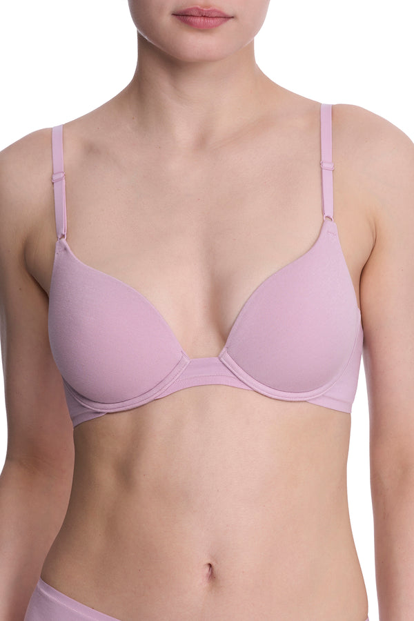 Natori Bliss Cotton Convertible T-Shirt Bra Rose Mist