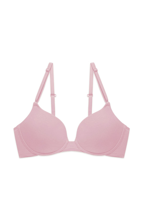 natori Bliss Cotton Convertible T-Shirt Bra Rose Mist