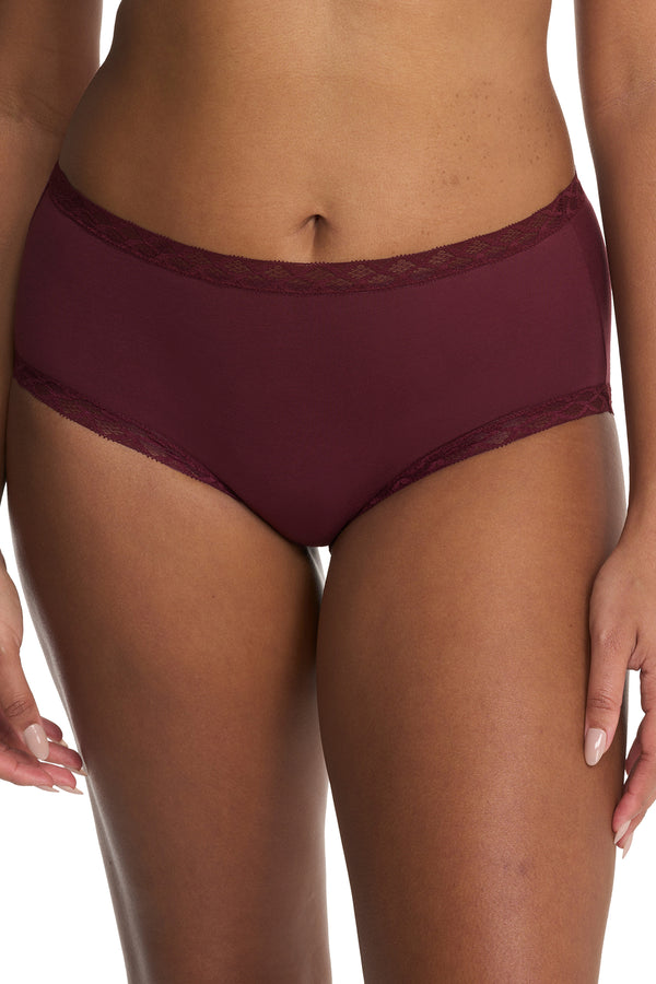 Natori Bliss Full Brief 3-Pack Flint/Royal Fig/Black