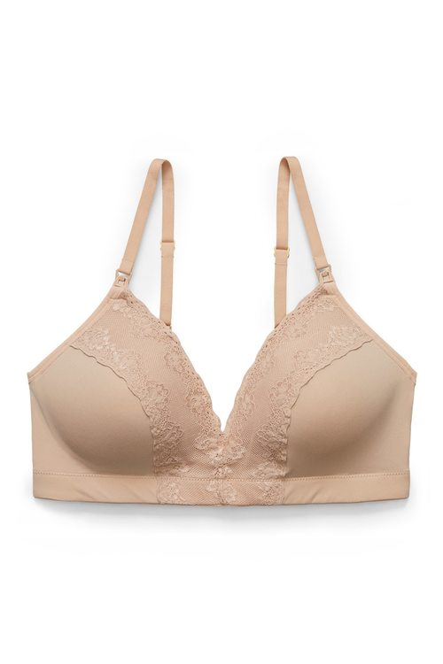 natori Bliss Perfection Wireless Maternity Bra Cafe