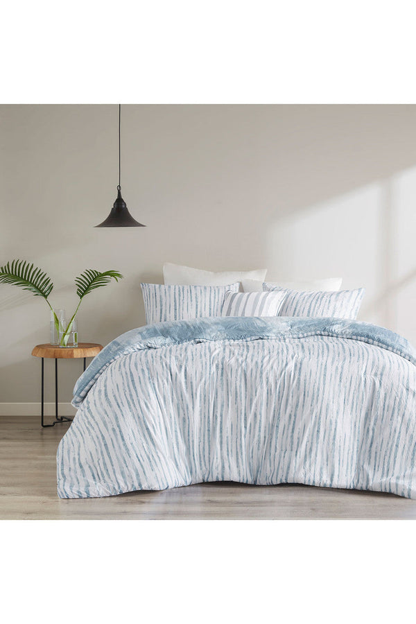 Natori Brushstroke 4 Piece Comforter Mini Set Multi
