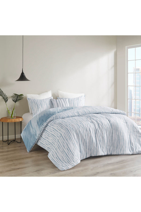 Natori Brushstroke 4 Piece Comforter Mini Set Multi