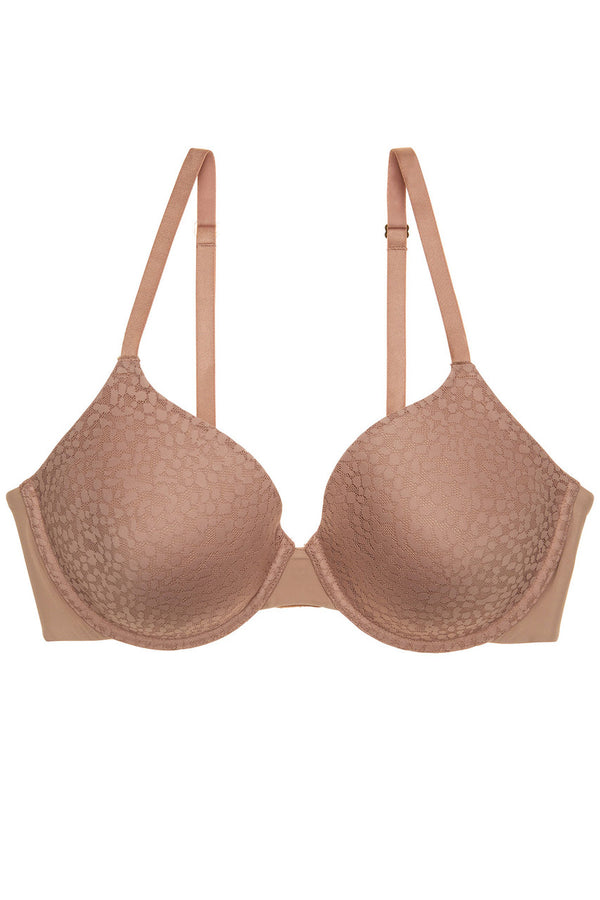 natori Comfort Evolution Full Fit Memory Foam Convertible Underwire Bra Buff