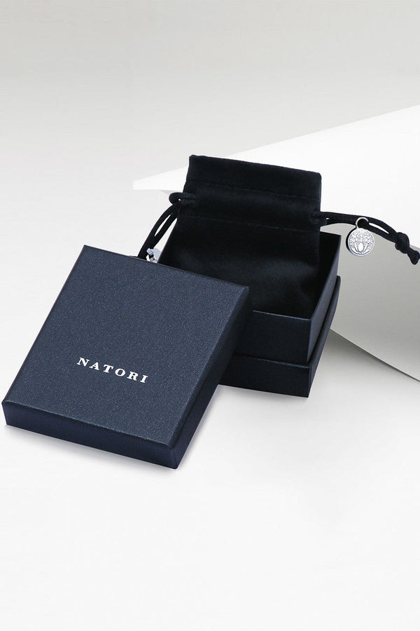 Natori Dragon Midnight Silver And White Topaz Dangler Earrings Midnight Silver