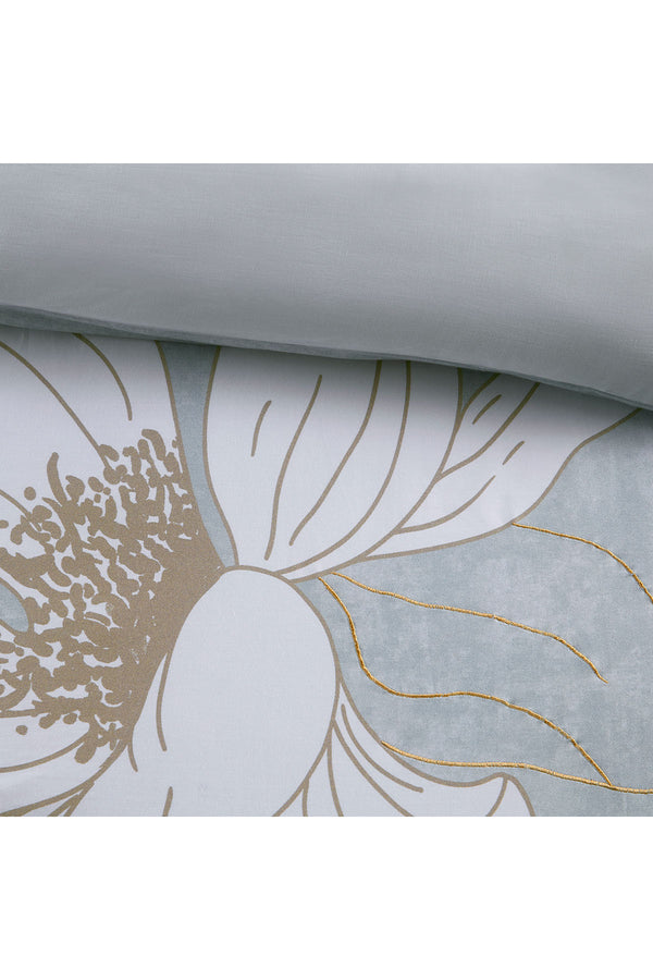 Natori Dreamscape Embroidered 4 Piece Comforter Mini Set Dove Gray