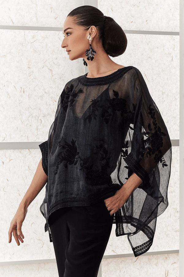 Natori Gold Plated Leaf Long Two Tone Earrings Gold