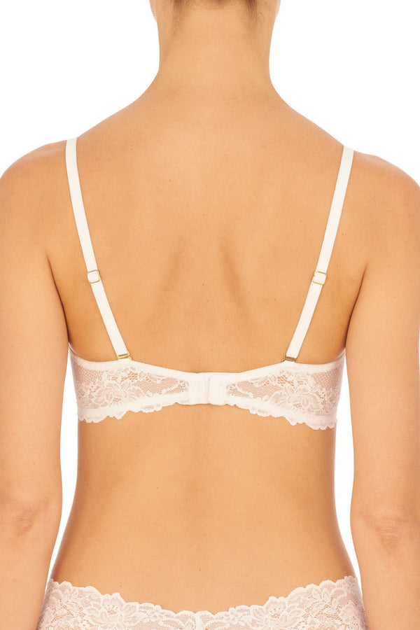 Natori Heavenly Convertible Balconette Underwire Bra White