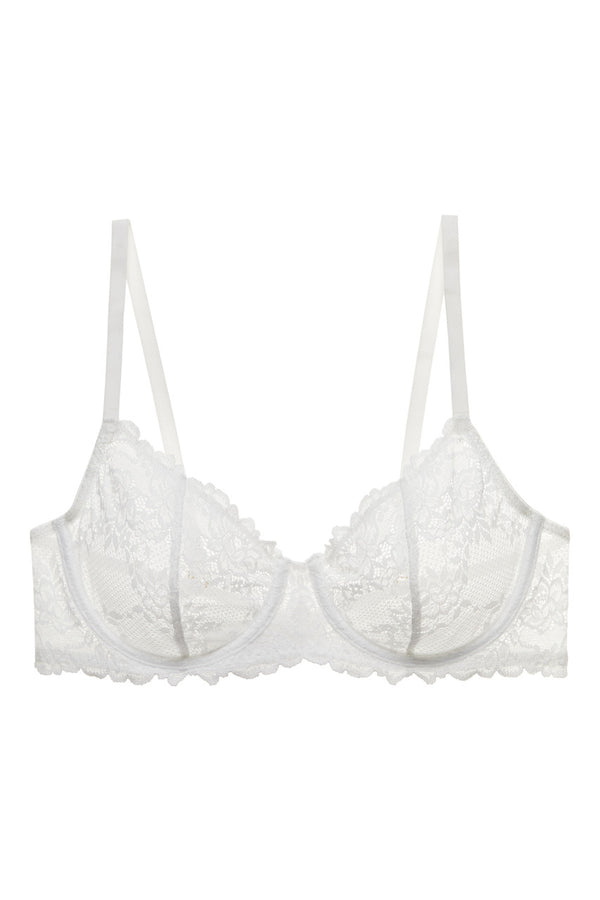 natori Heavenly Convertible Balconette Underwire Bra White