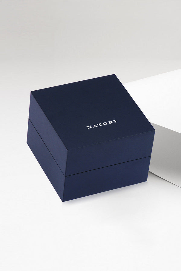 Natori Indochine 14k Small 6-Diamond Side-Facing Open Hoop Earrings 14K Yellow Gold