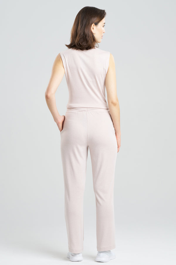Natori Jersey Essentials Straight Leg Pants Cashmere
