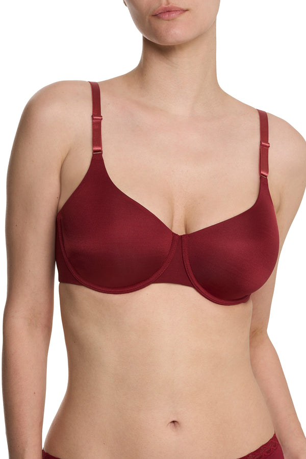Natori Liquid Full Fit Contour Underwire Bra Dk Red