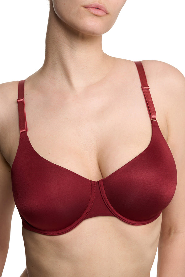 Natori Liquid Full Fit Contour Underwire Bra Dk Red