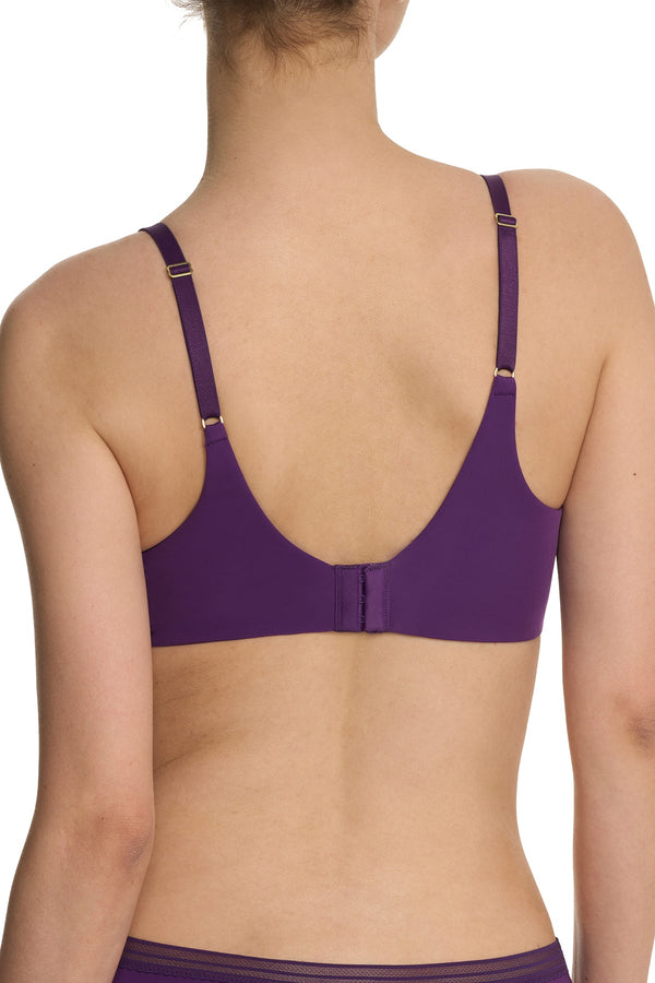 Natori Love Lace Full Coverage Plunge T-Shirt Bra Vivid Grape/Sakura