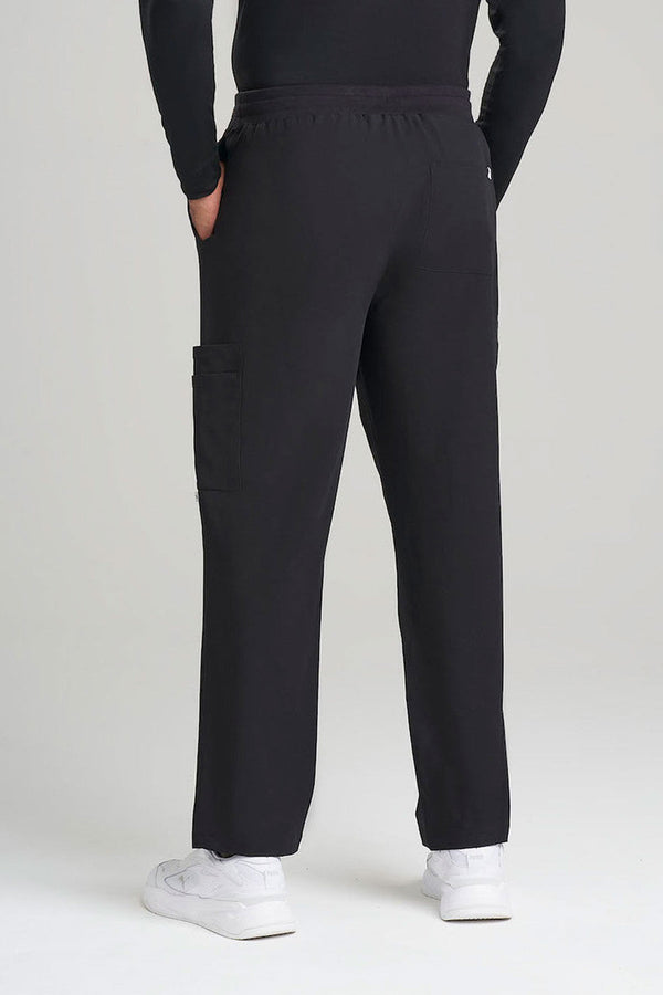 Natori Men's 7-Pocket Straight Leg Scrub Pants Black