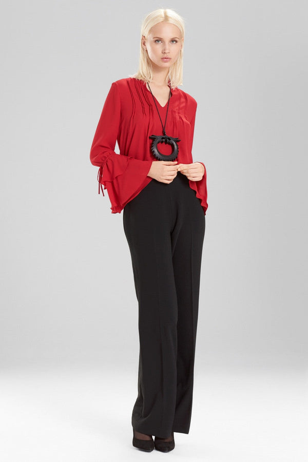 Natori Acacia Wood Double Dragon Necklace Ebony