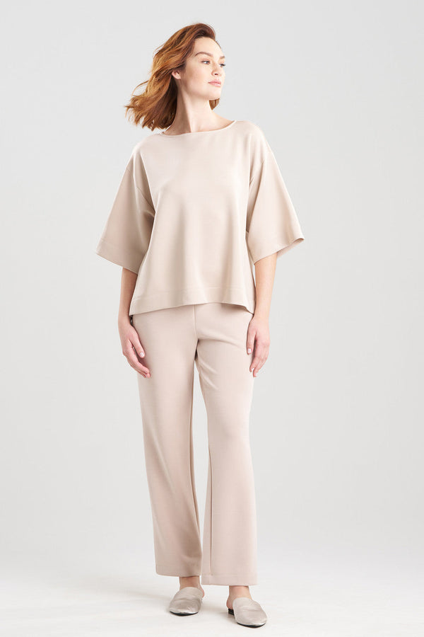 Natori Anywear Kimono Top Beige