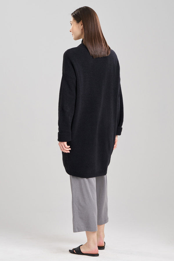 Natori Aura Solid Cardigan Black
