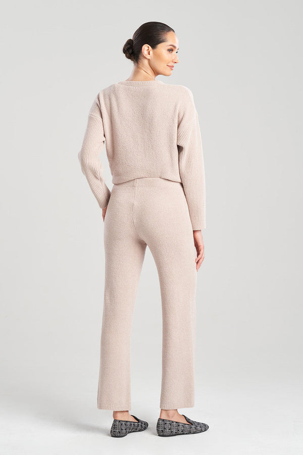 Natori Aura Solid Straight Leg Pants Mink