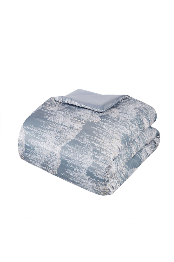 Natori Aurora 4 Piece Comforter Mini Set Gray