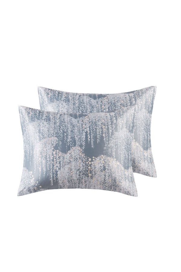 Natori Aurora 4 Piece Comforter Mini Set Gray