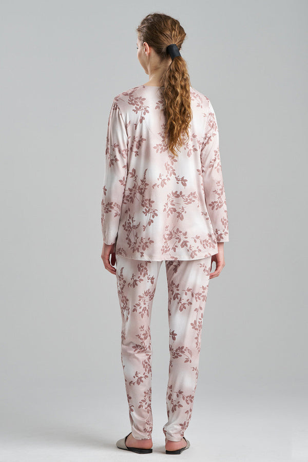 Natori Balsam Cozy Knit V-Neck PJ Natural