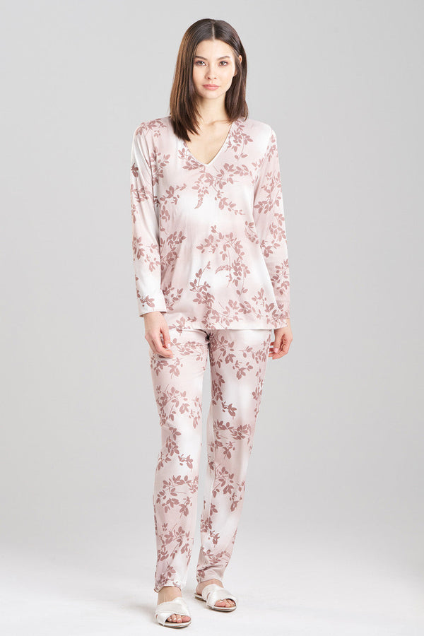 Natori Balsam Cozy Knit V-Neck PJ Natural