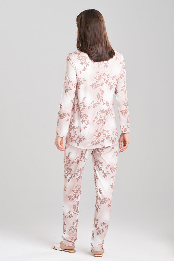 Natori Balsam Cozy Knit V-Neck PJ Natural