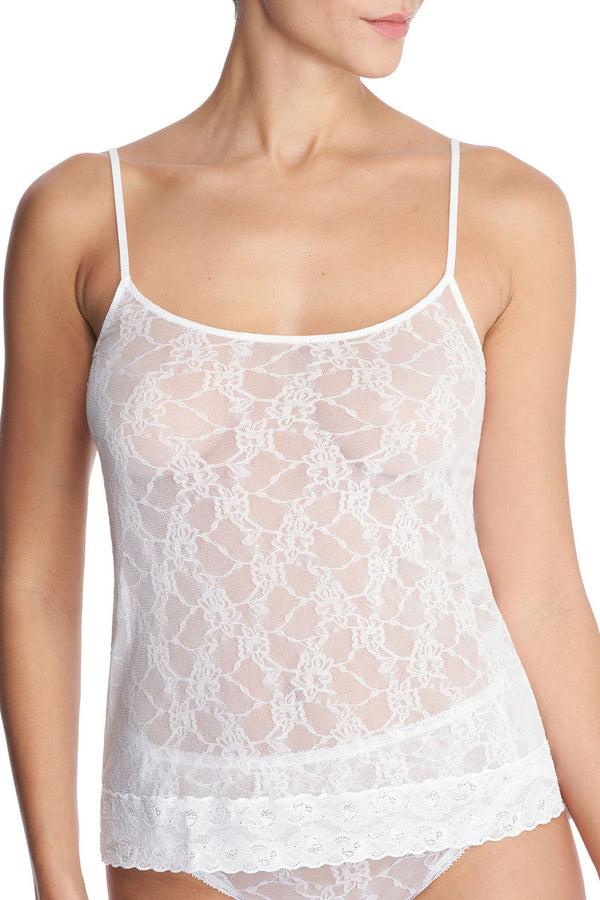 natori Bliss Allure Lace Cami White