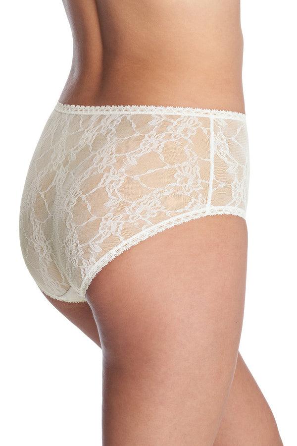 Natori Bliss Allure One-Size Lace Full Brief Ivory