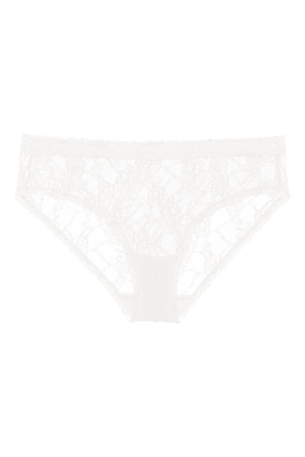 natori Bliss Allure One-Size Lace Girl Brief White