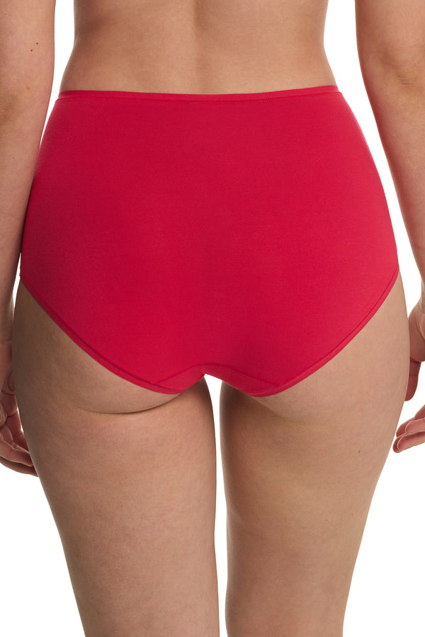 Natori Bliss Bare Cotton High Waist Brief Bonfire