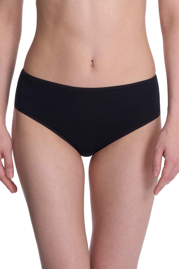Natori Bliss Bare Cotton Hipster Black