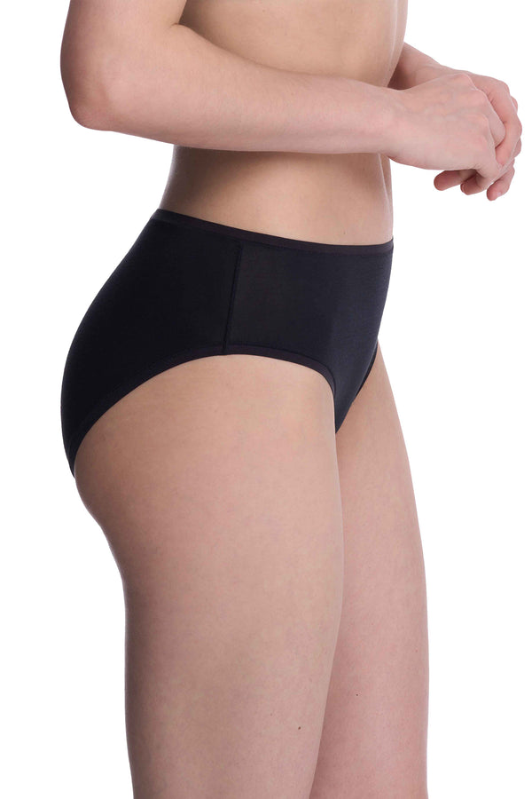 Natori Bliss Bare Cotton Hipster Black