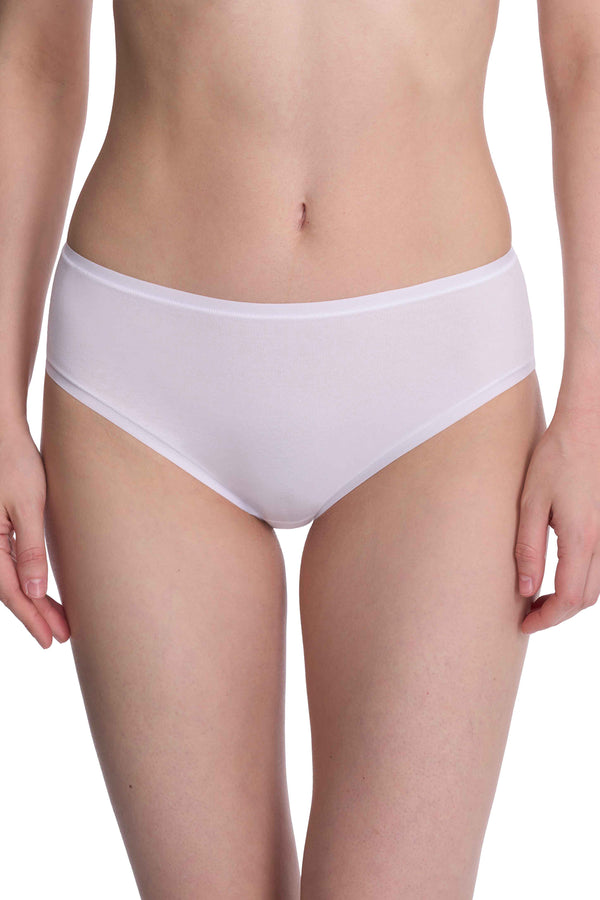 Natori Bliss Bare Cotton Hipster White