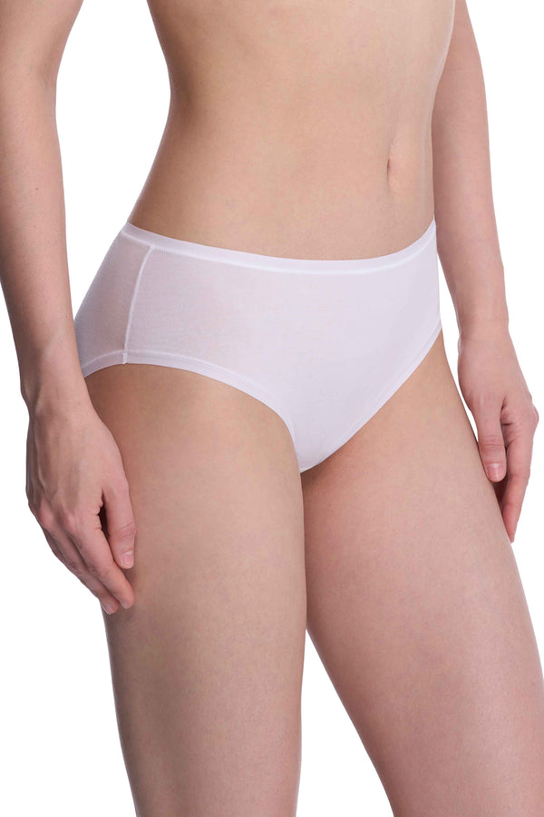 Natori Bliss Bare Cotton Hipster White