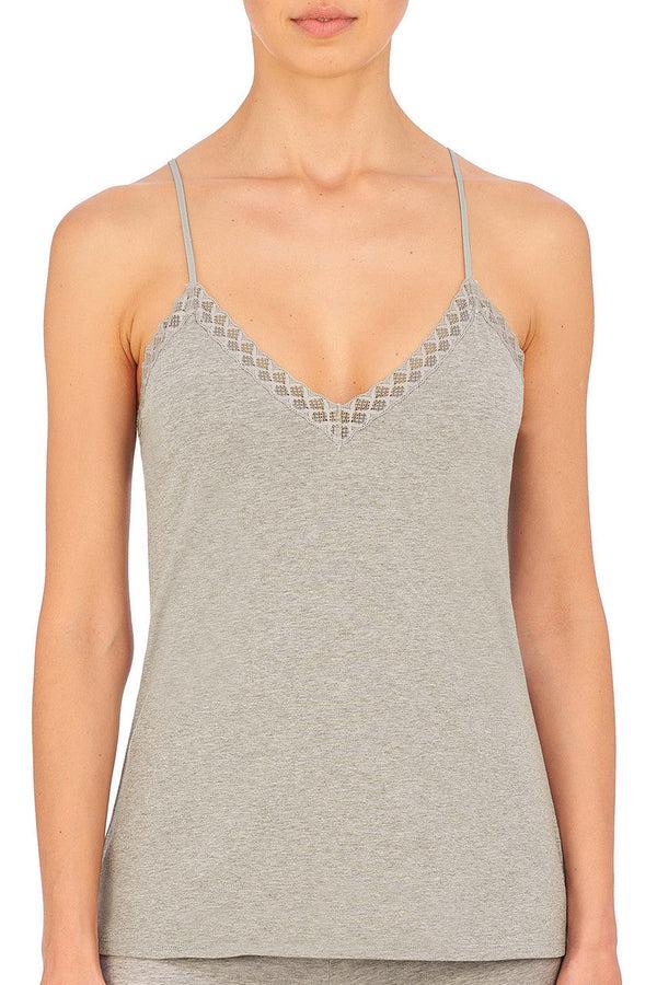 Natori Bliss Cotton Cami Lt Grey Heather