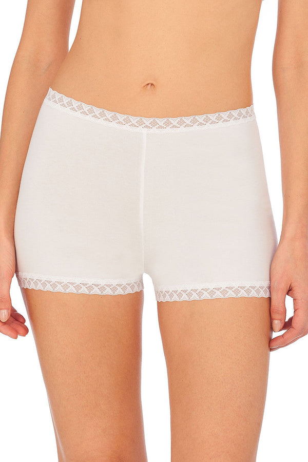 Natori Bliss Cotton Shorts White