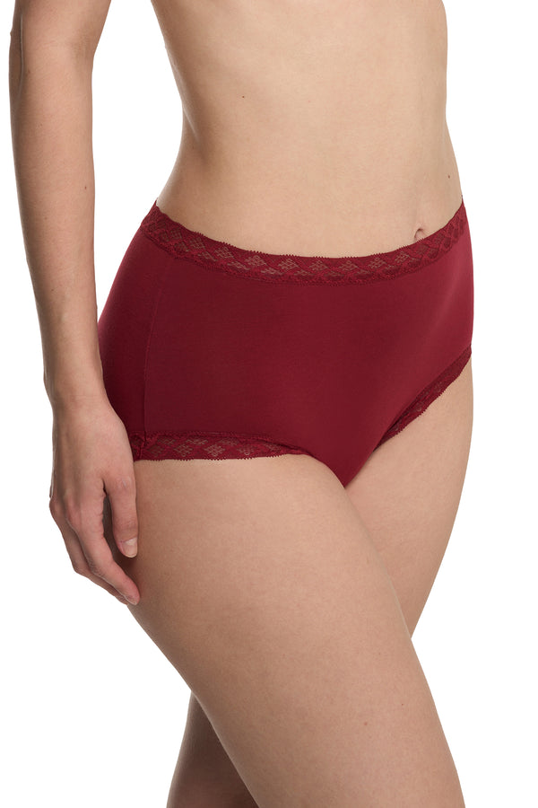 Natori Bliss Full Brief Dk Red