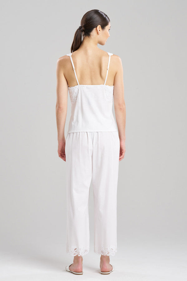 Natori Bliss Harmony Lace V-Neck Cami White