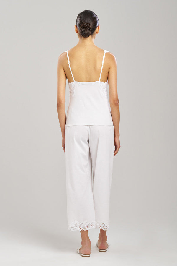 Natori Bliss Harmony Lace V-Neck Cami White