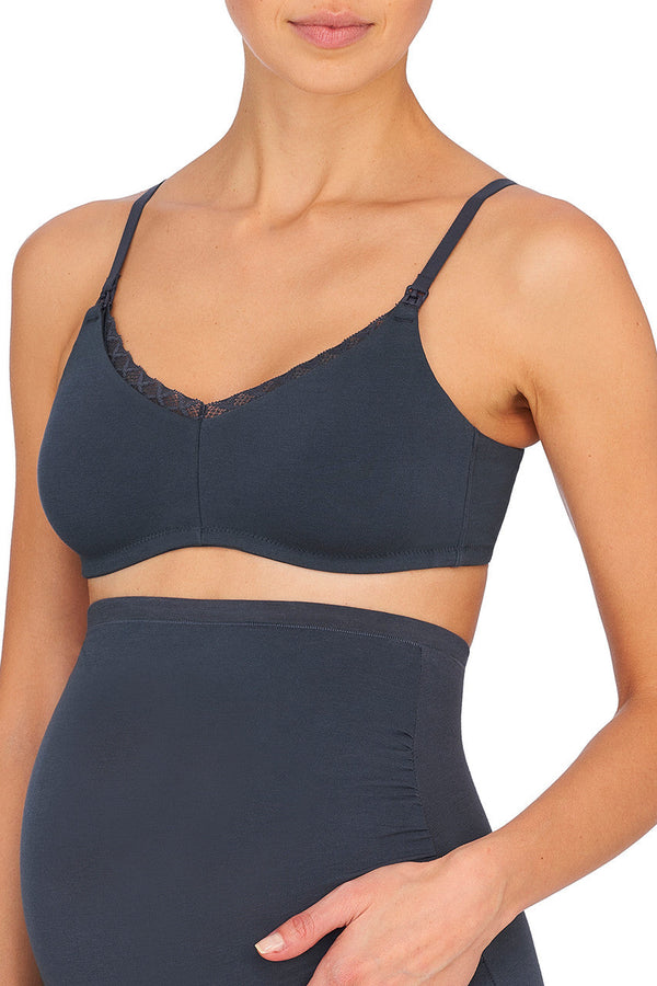 Natori Bliss Maternity Wireless Bra Ash Navy