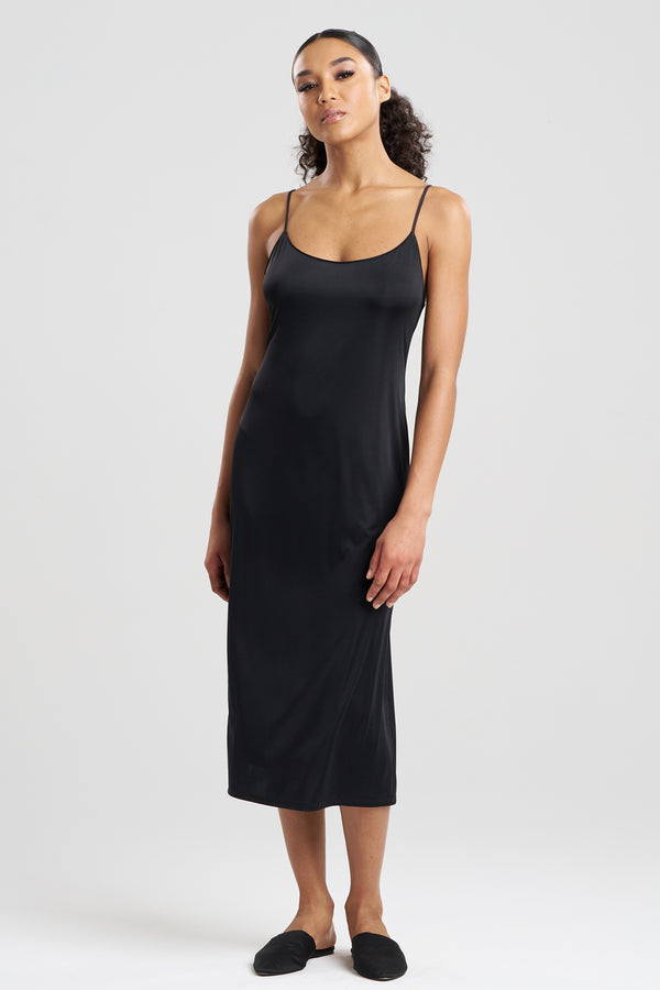 natori Body Doubles Slip Dress Black