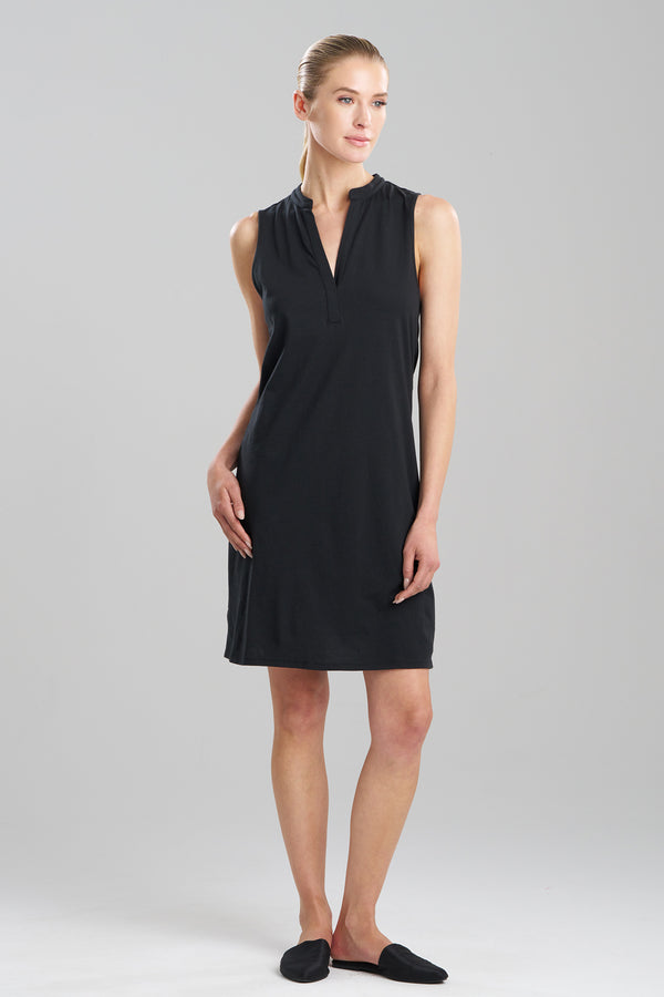 natori Breeze Tank Chemise Black